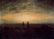 Caspar David Friedrich Two Men by the Sea china oil painting artist